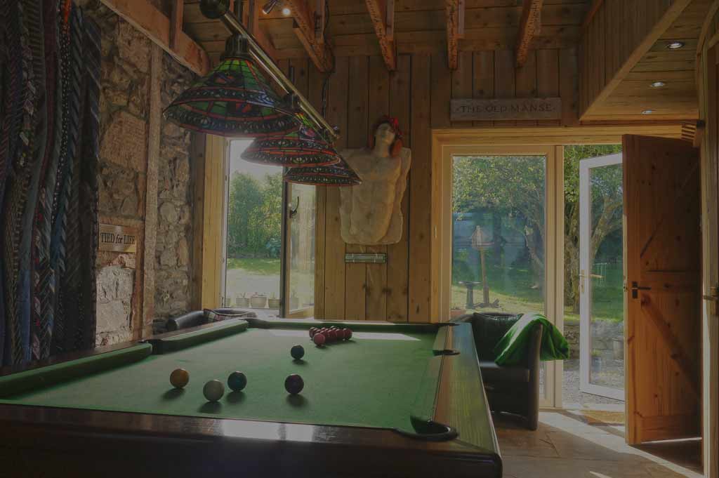 leisureroom and snooker at our holiday home
