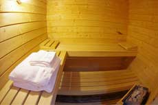 holiday home sauna