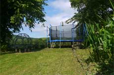 holiday home trampoline