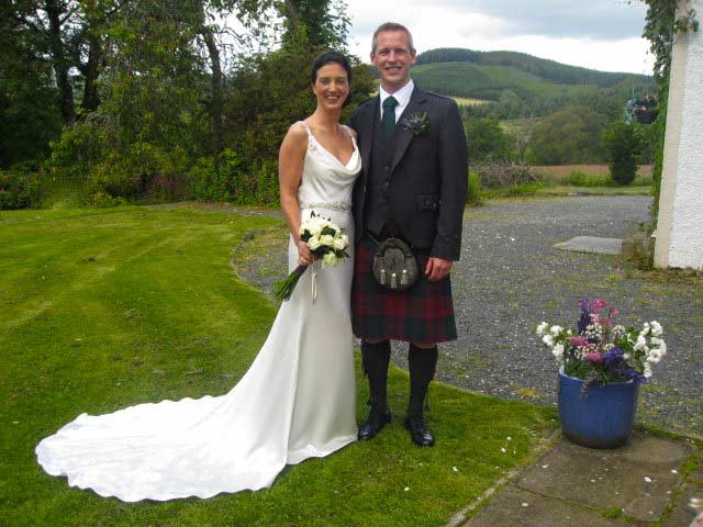 A traditional Scottish Wedding at our holiday house