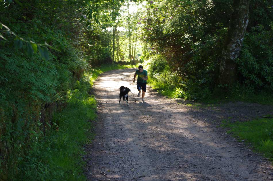 country paths and walkways for holiday goers in Scotland