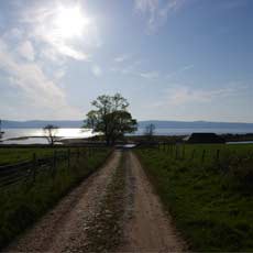 Sandy beach in Scotland for holiday house