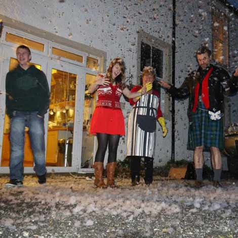 A scottish whtie christmas at kilfinan holiday house
